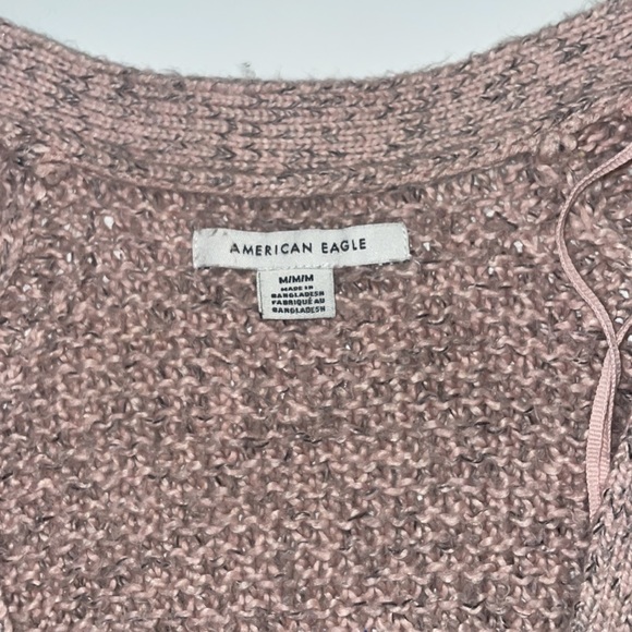 Pink Knit American Eagle Cardigan - Picture 3 of 5